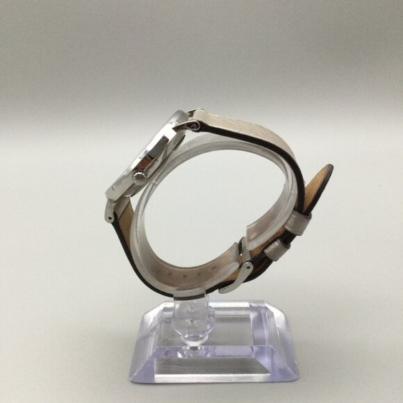 Coach Perry Watch Women 36mm Silver Tone Champagne Leather Band New Battery main image 15